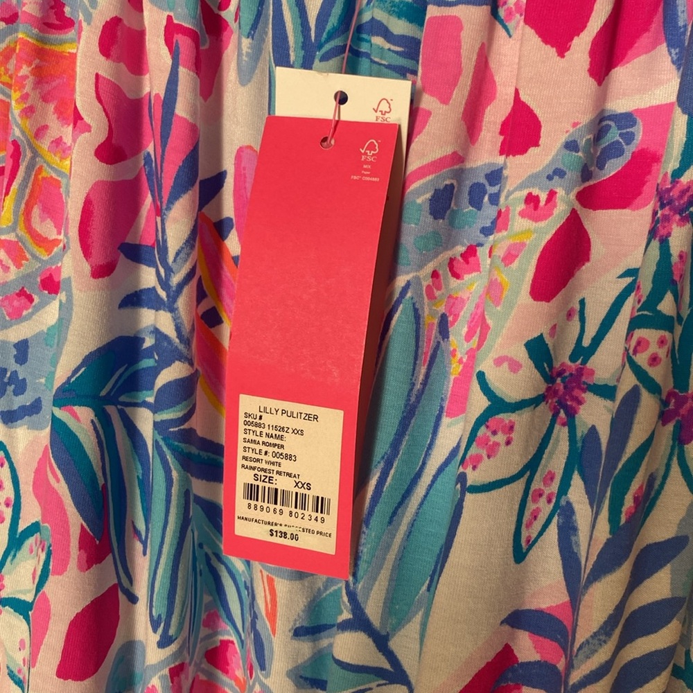 NWT Lilly Pulitzer Samia Romper - Picture 6 of 6